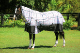 Rainsheet Neck Combo- Pink & Grey Check - 0gm fill